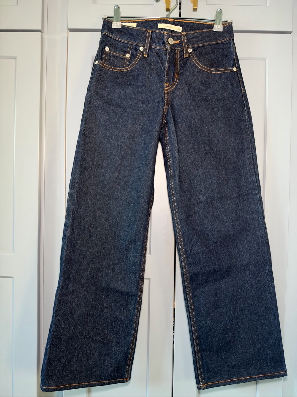 Levi's LOW LOOSE Women’s Dark Blue Straight-Leg Jeans